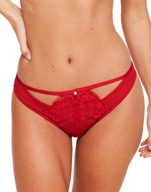 Shop Adore Me Liliana Bikini Panties In Dark Red