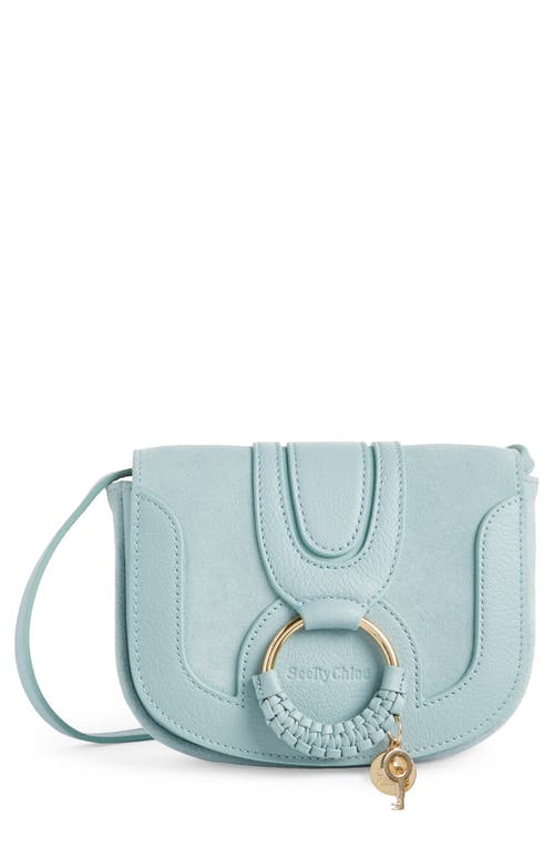 See by Chloé Mini Hana Leather Bag in Sterling Blue