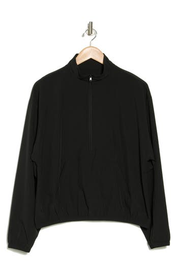X By Gottex Quarter Zip Jacket In Black