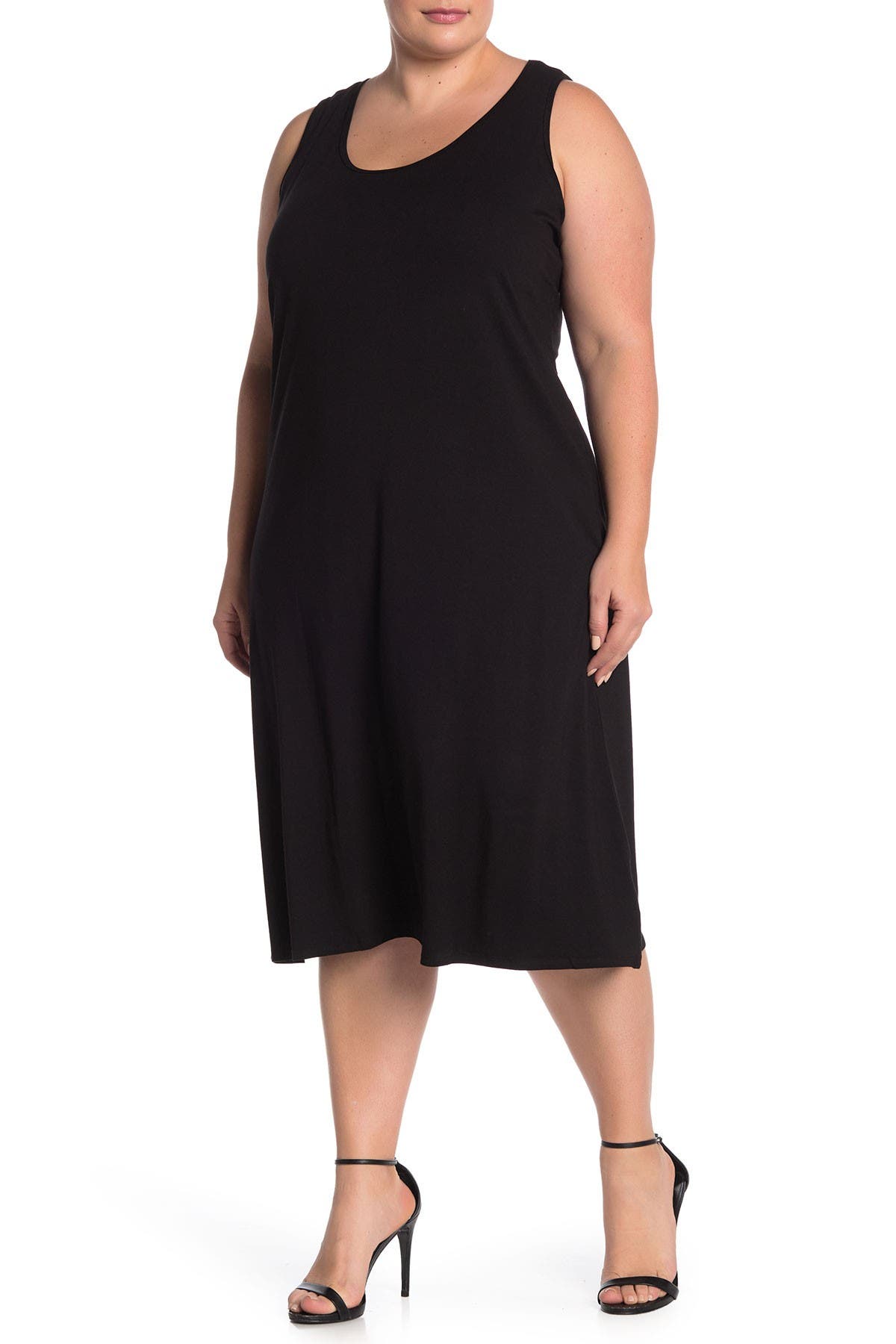 Philosophy Apparel Scoop Neck Midi Knit Tank Dress Nordstrom Rack