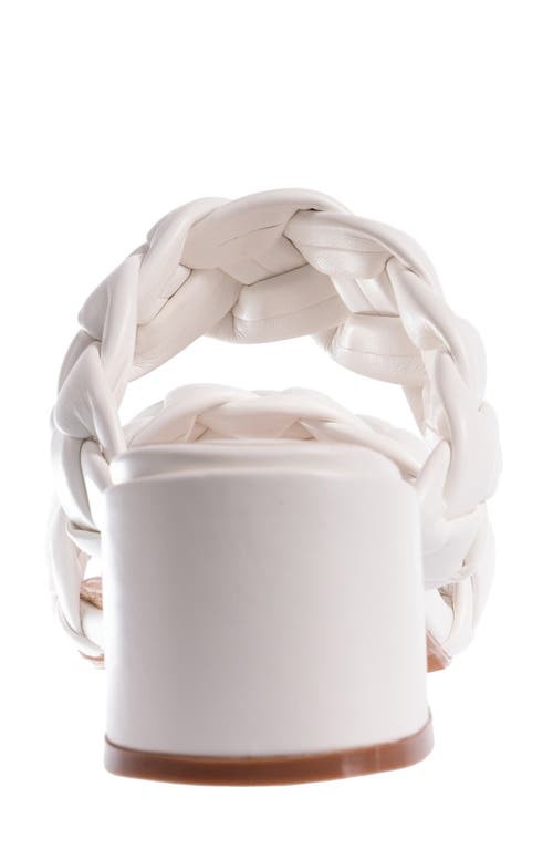 Ninety Union Twist Slide Sandal In White