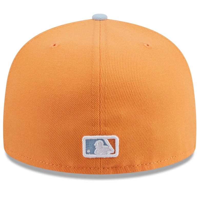 Shop New Era Orange/light Blue Chicago White Sox Spring Color Basic Two-tone 59fifty Fitted Hat