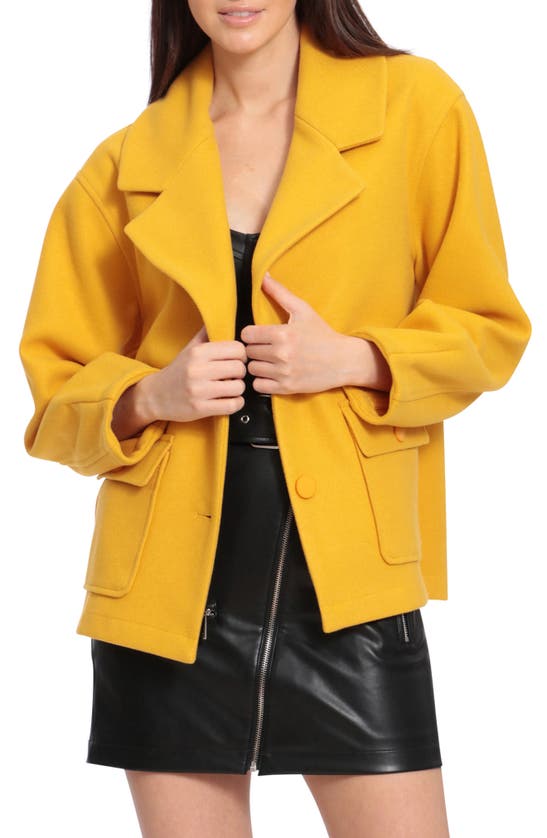 Avec Les Filles Relaxed Blazer In Dijon
