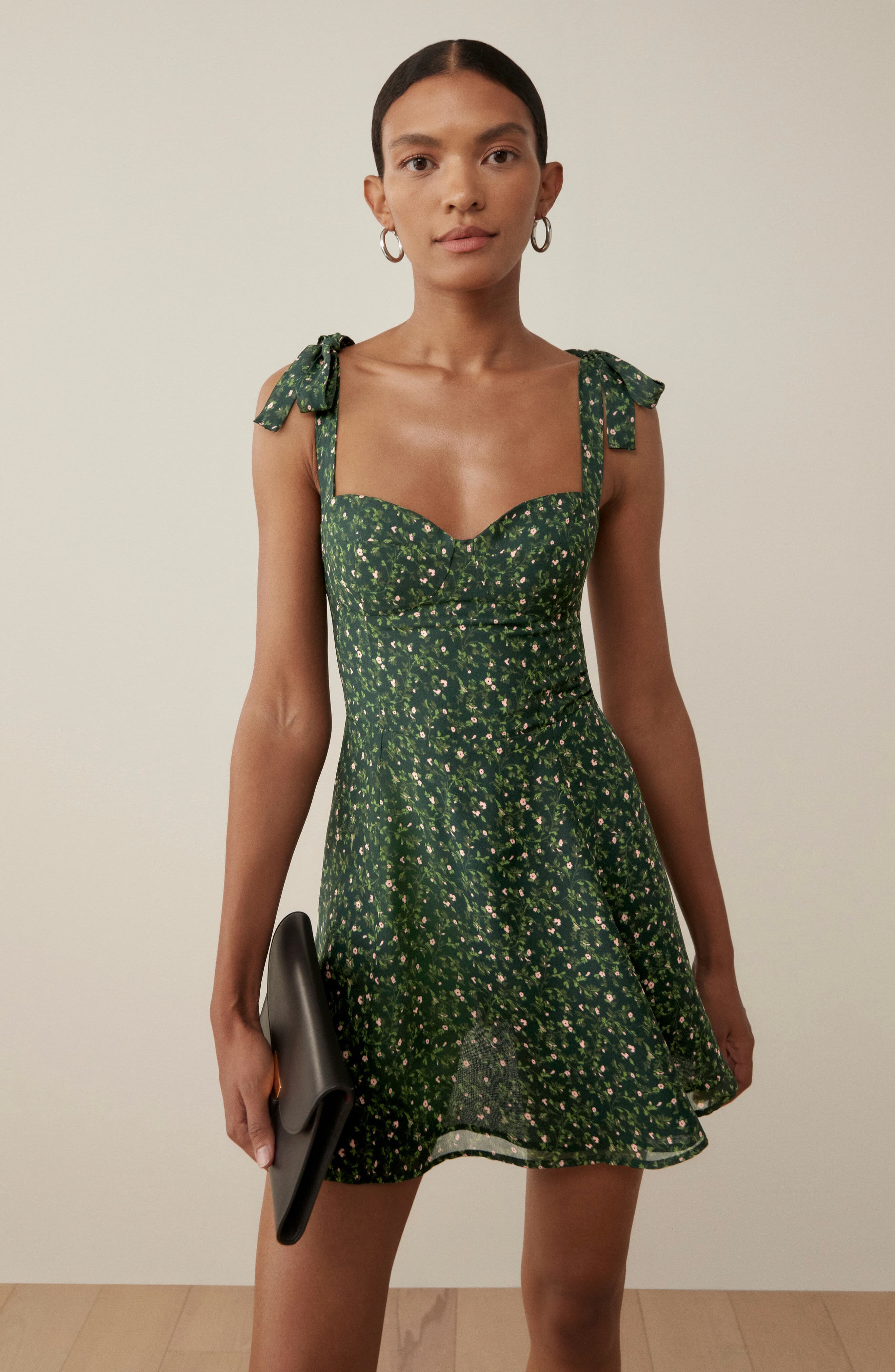 Reformation Niara Floral Minidress 