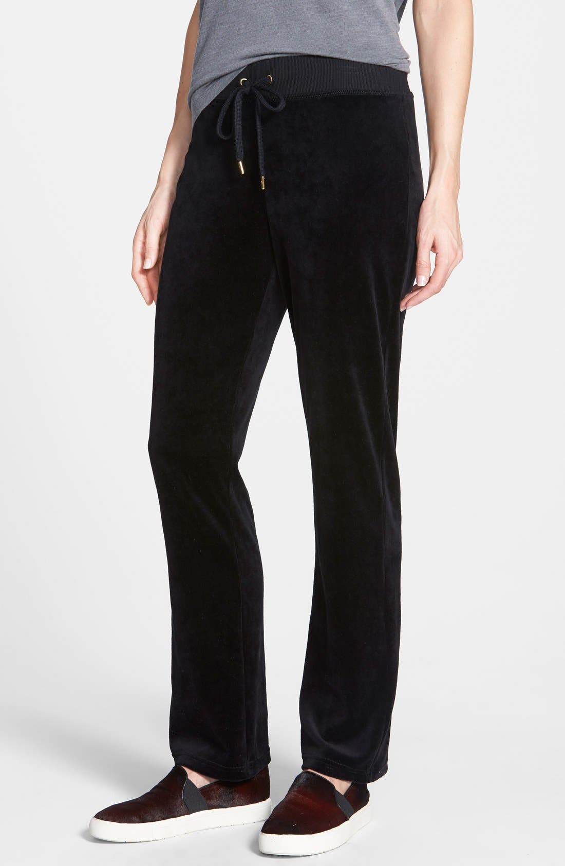 vince velour joggers