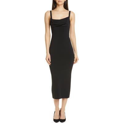 Theory Cowl Neck Midi Dress