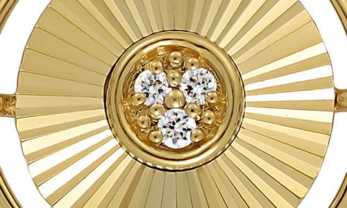 Bony Levy Bl Icon Diamond Round Pendant Necklace In 18k Yellow Gold