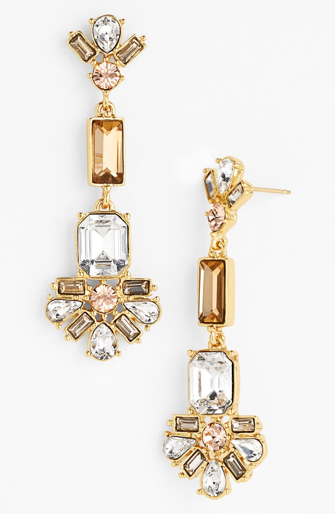 kate spade new york 'crystal arches' drop earrings Nordstrom