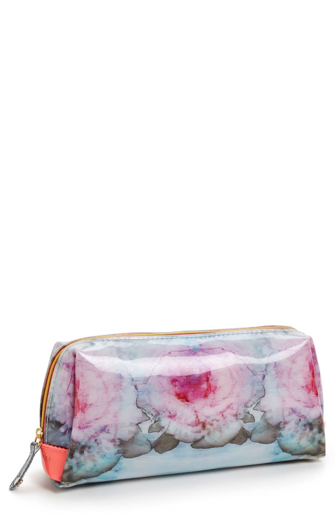 Ted Baker London 'Cubist Floral Large' Cosmetics Bag Nordstrom