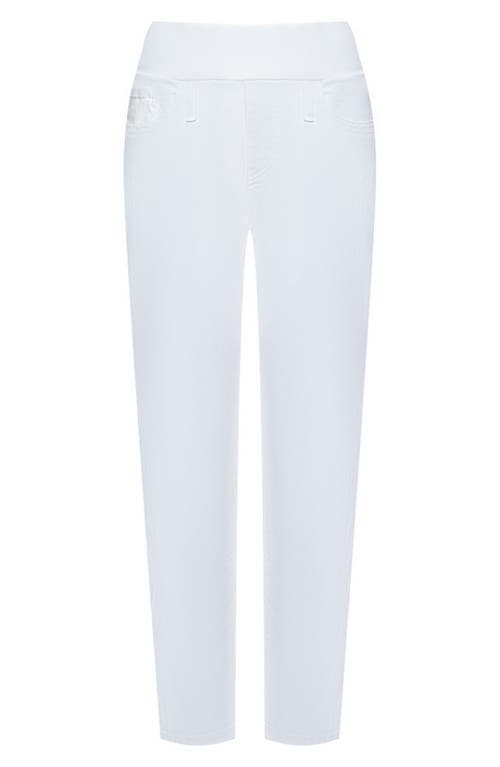 Shop Pietro Brunelli Ankle Straight Leg Maternity Mom Jeans In White