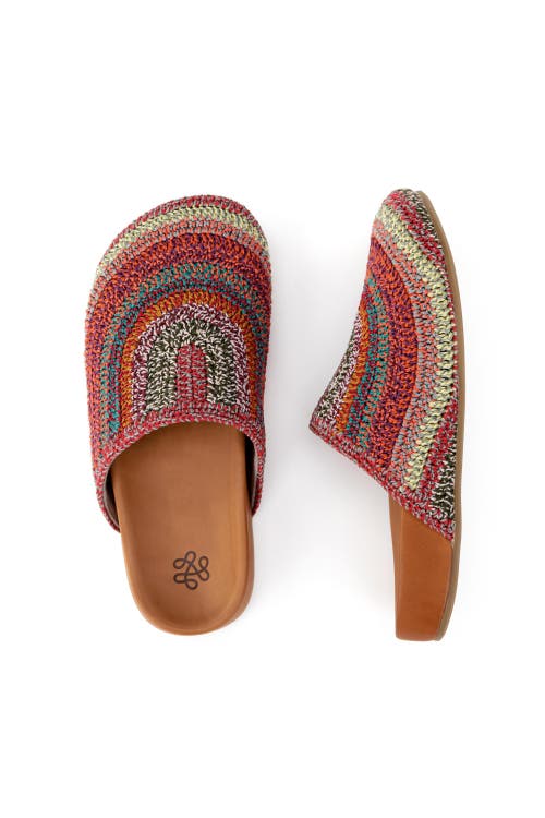 The Sak Bolinas Clog In Sunset Stripe