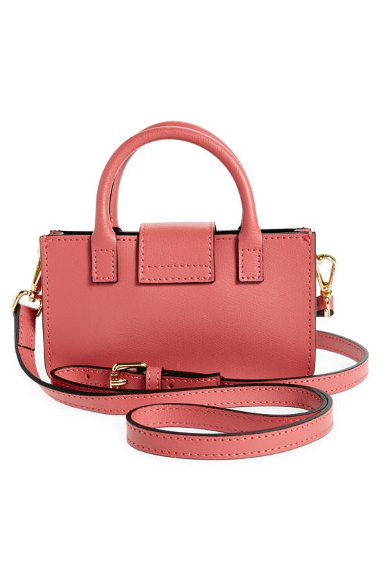 Shop Valentino By Mario Valentino Poppy Bonbonnière Crossbody Bag In Coral Pink