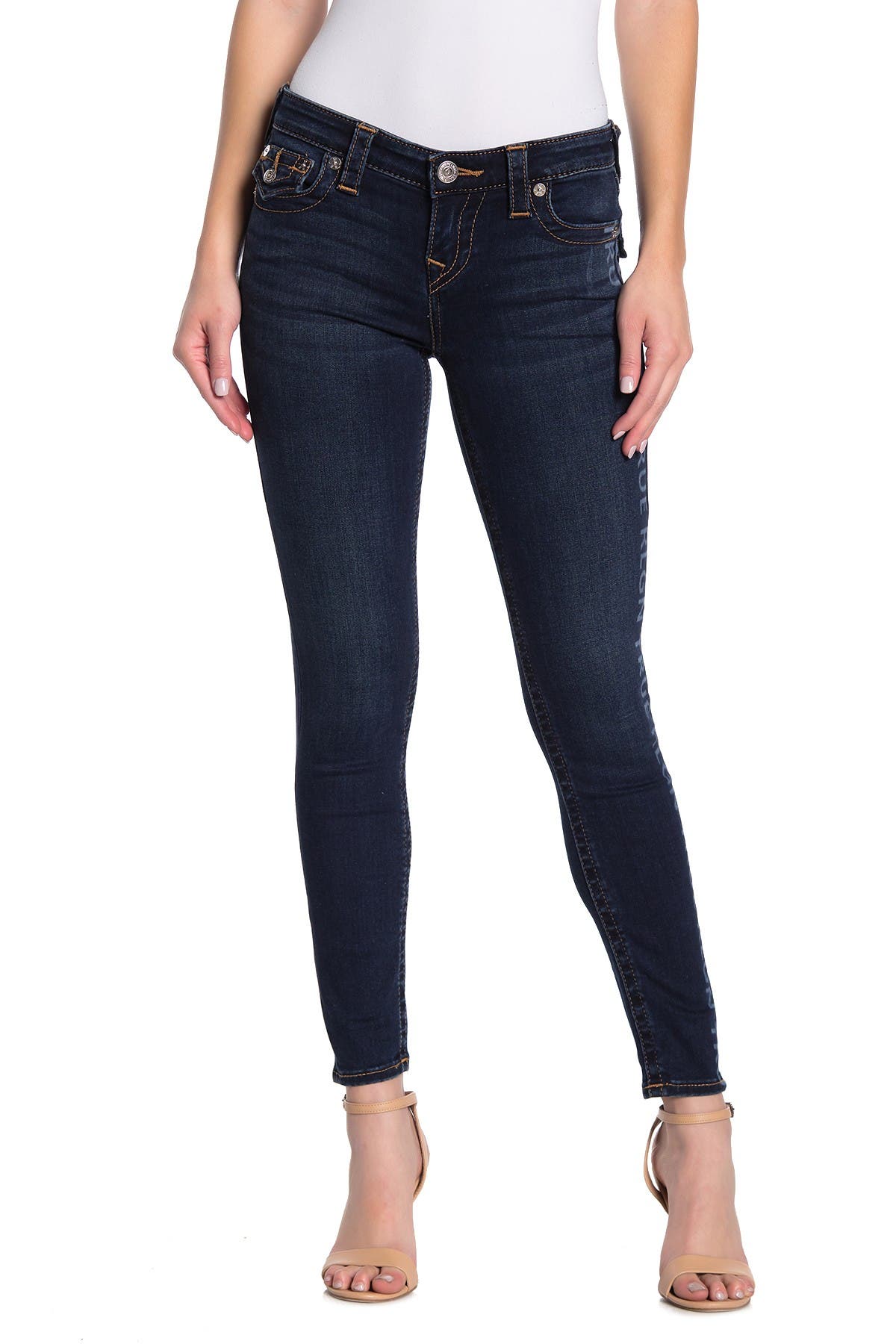 true religion jeans halle mid rise super skinny