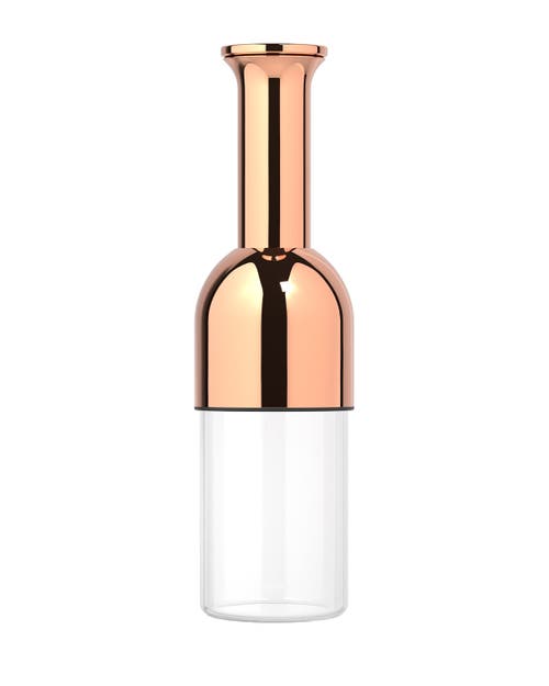 Shop Eto Mirror Finish Wine Decanter In Gold: Mirror Finish