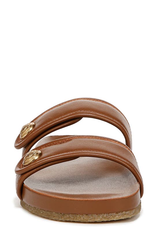 Shop Veronica Beard Percey Slide Sandal In Caramel