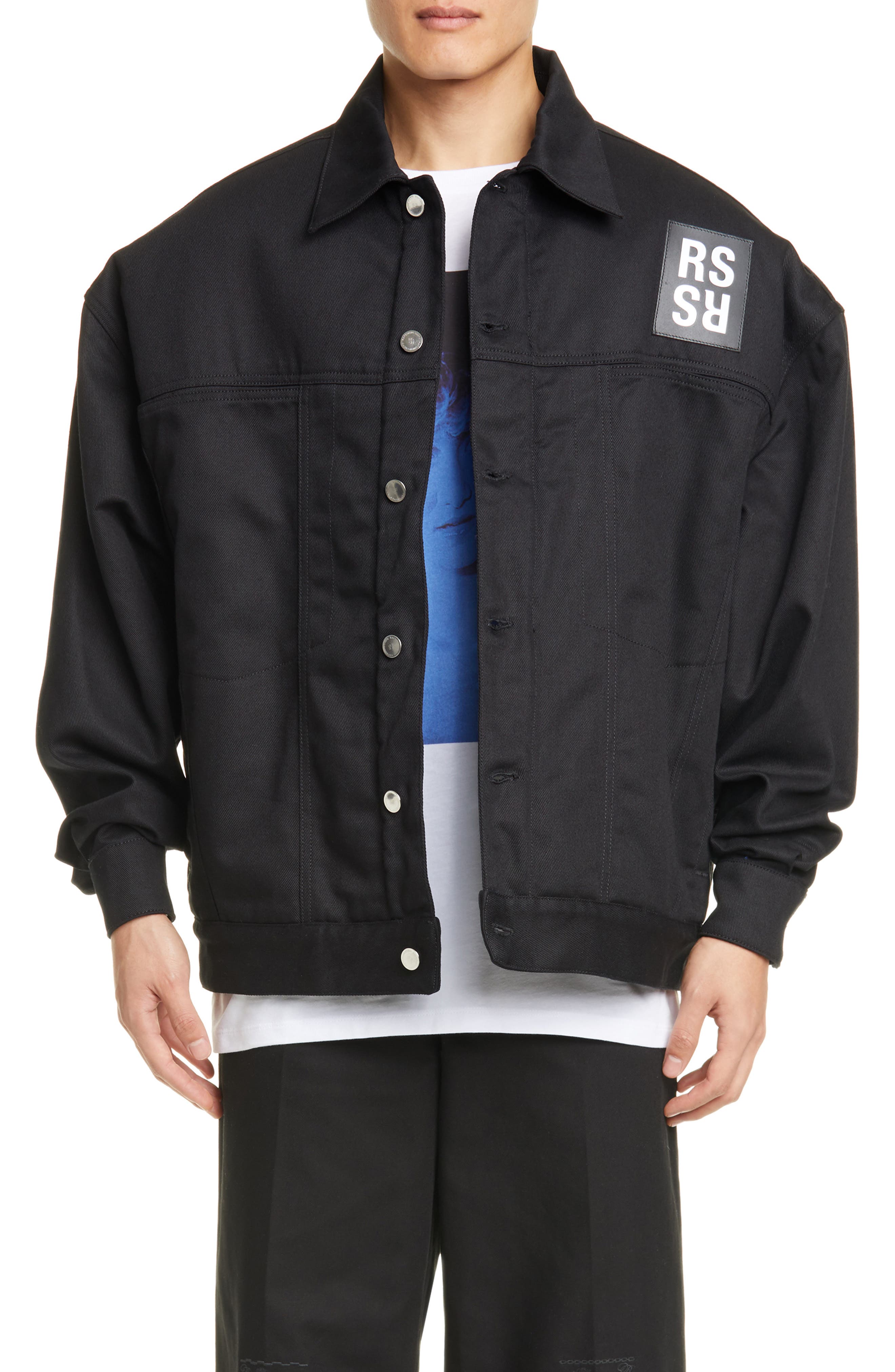 raf simons oversized jacket