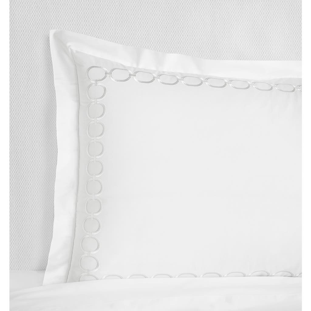 Sferra Catena Sham In White/ Lunar