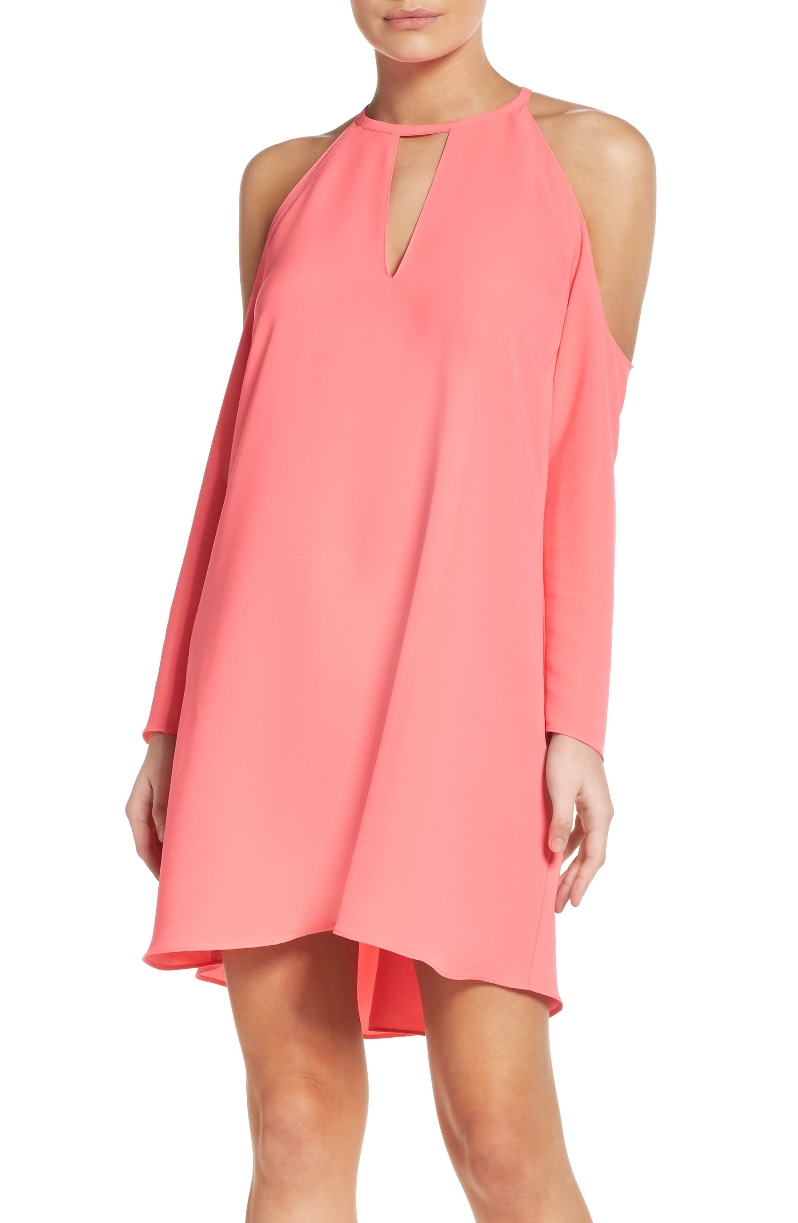 A by Amanda 'Jasmine' Cold Shoulder Shift Dress Nordstrom