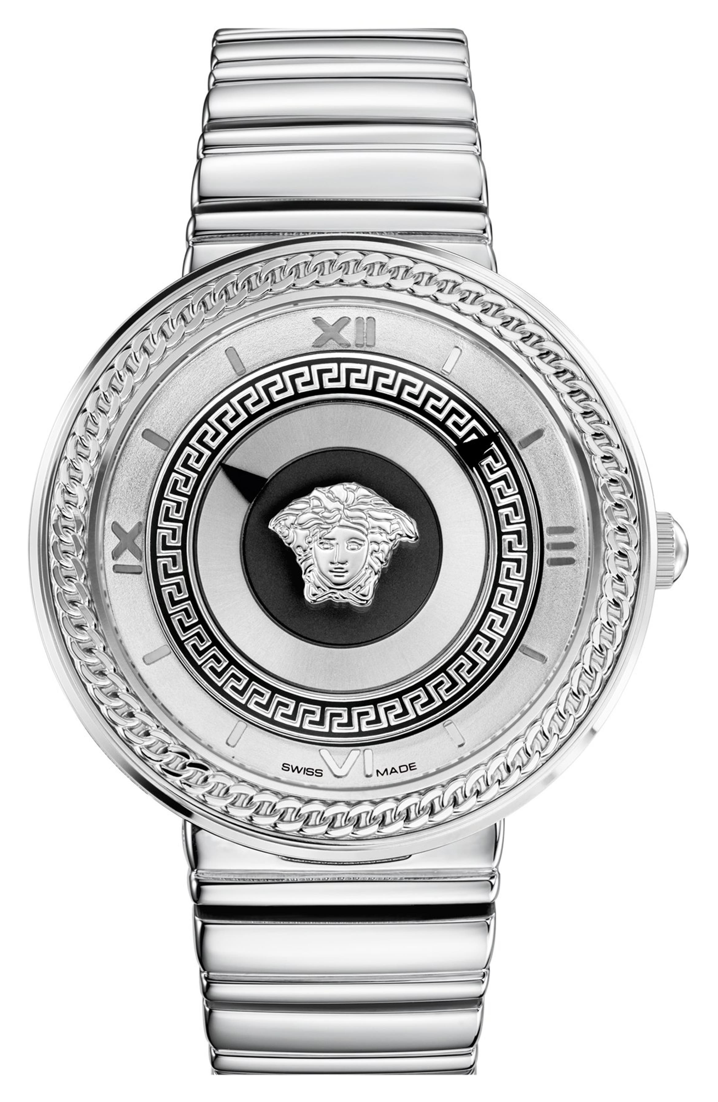 Versace 'V-Metal Icon' Bracelet Watch, 40mm | Nordstrom