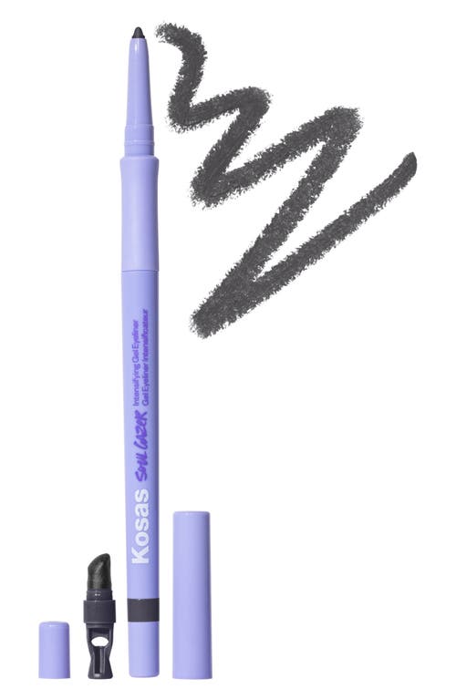 Kosas Soulgazer Intensifying Gel Eyeliner In Orbit - Smokey Gray Matte