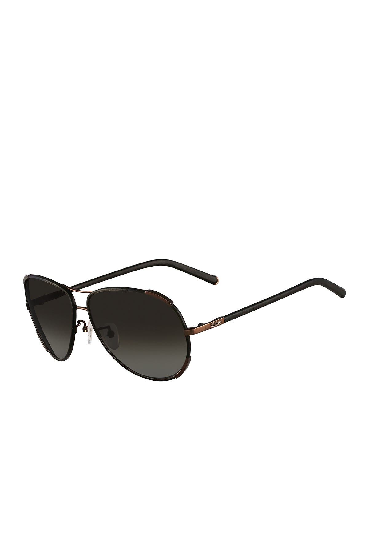 Chloe 60mm Aviator Sunglasses 2025