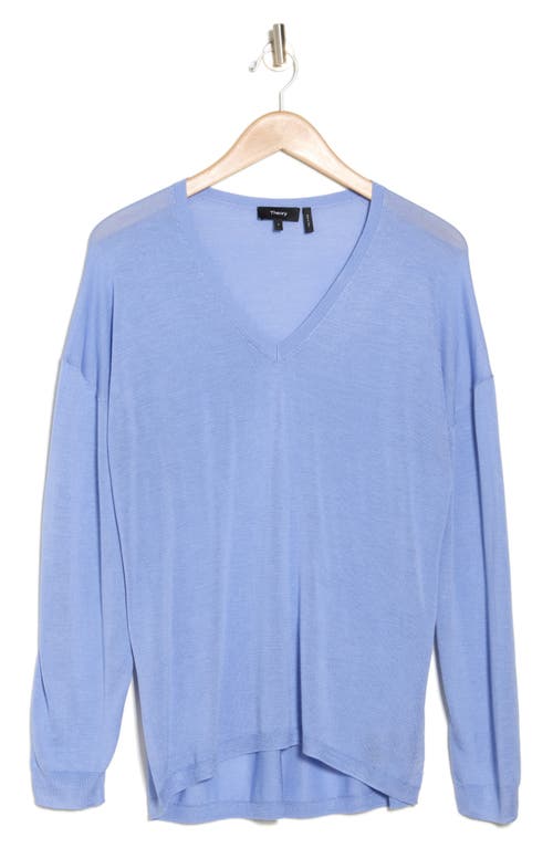 Theory Karenia V-neck Sweater In Regatta
