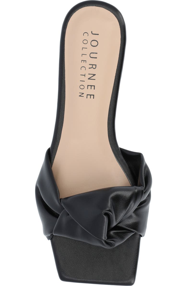 Journee Collection Dianah Sandal, Alternate, color, Black