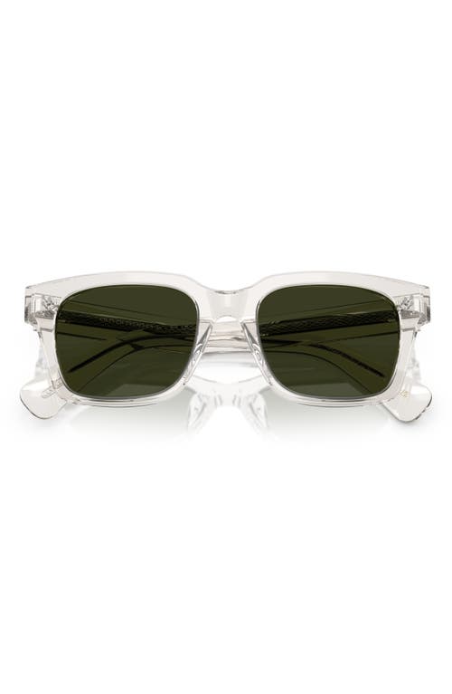 Oliver Peoples 52mm Polarized Pillow Sunglasses In Grey