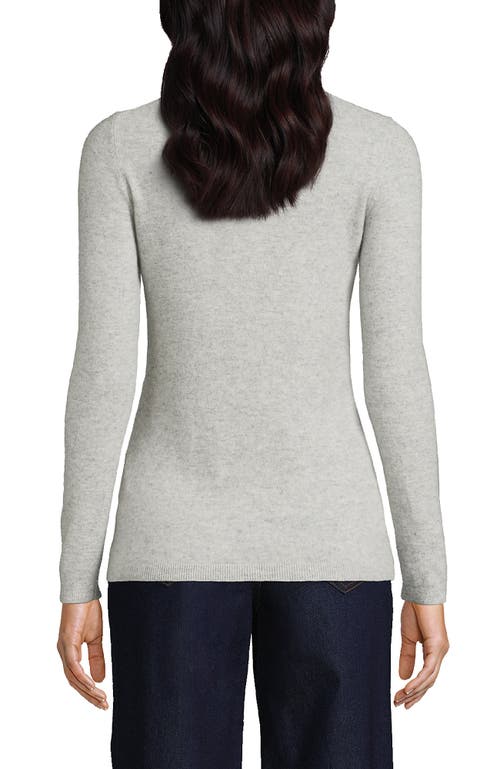 Lands' End Cashmere Sweater In Gray Heather