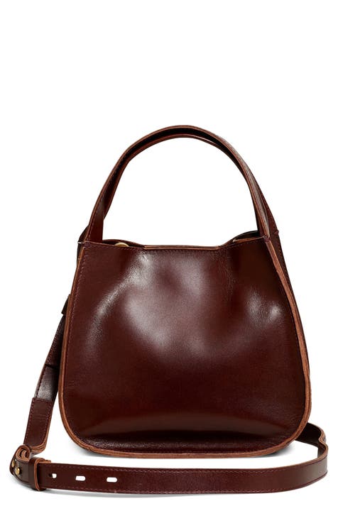 Foxer Leather Handbags for Women, Genuine Leather Large Capacity Ladies Top-Handle Bags with Adjustable Shoulder Strap Womens Designer