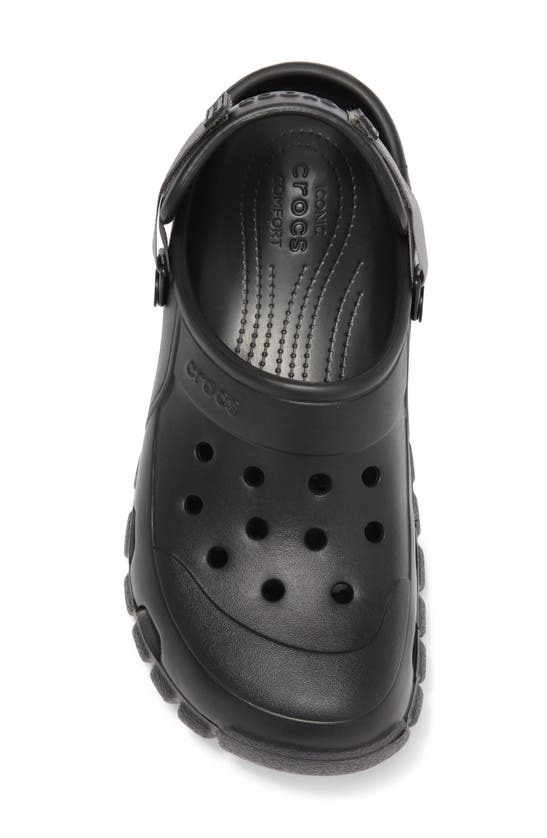 Crocs Offroad Sport Clog In Blackk/gpt