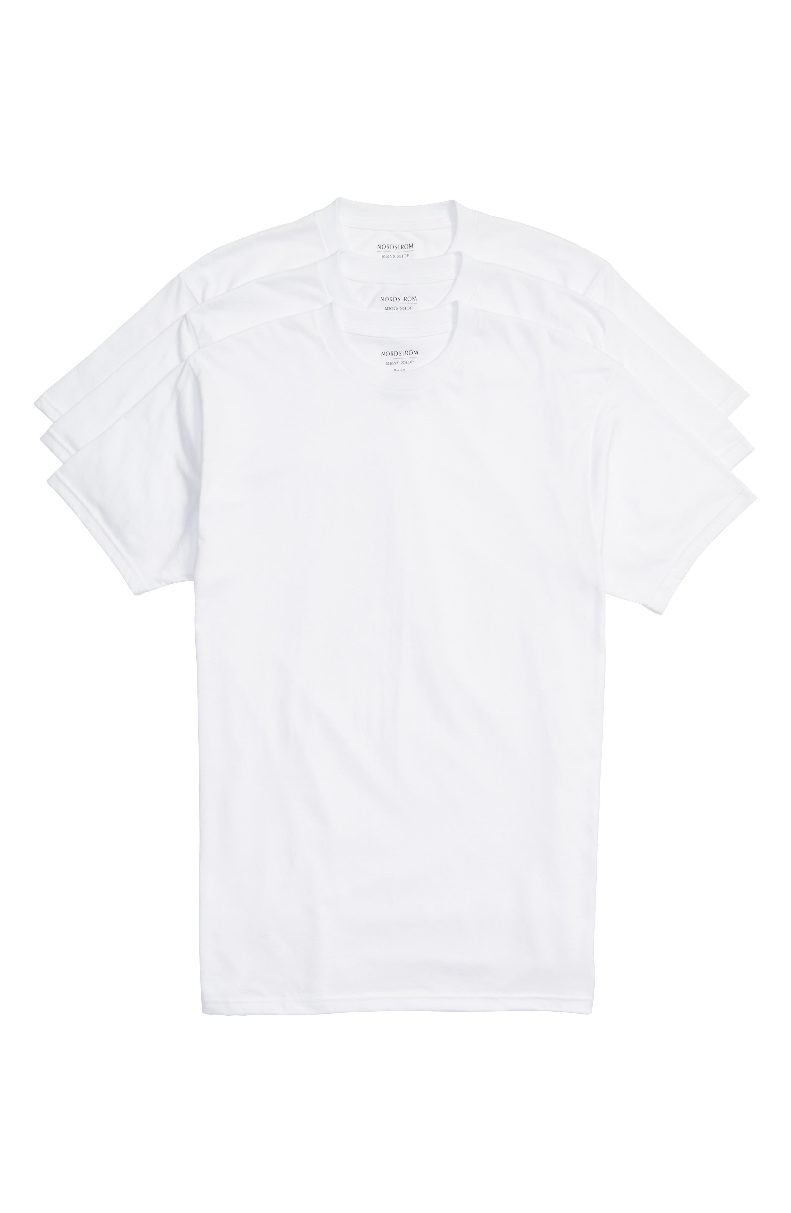 Nordstrom Regular Fit 4-Pack Supima® Cotton T-Shirts Nordstrom