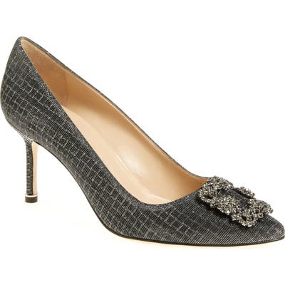 Manolo Blahnik Hangisi Pump, Black