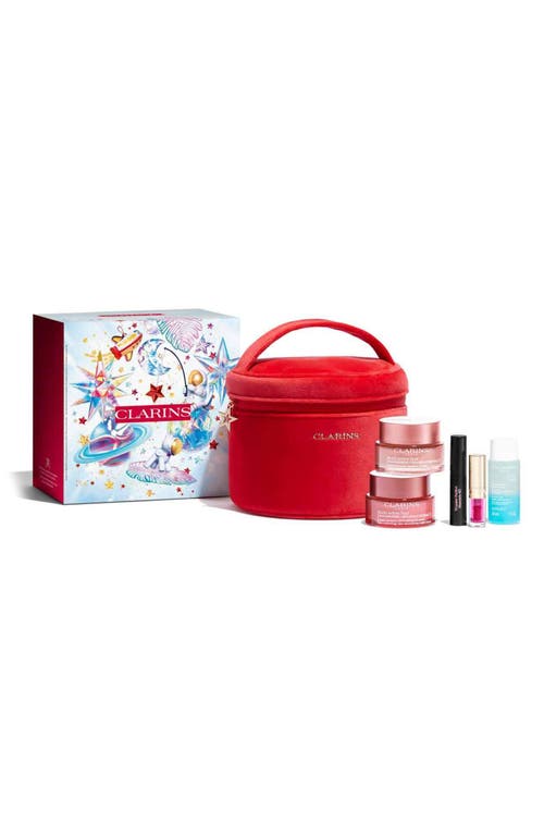 CLARINS CLARINS MULTI-ACTIVE LUXURY SKINCARE SET FOR LINES, PORES, GLOW (LIMITED EDITION) $156 VALUE 