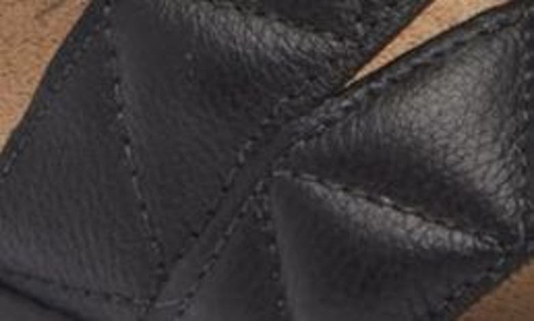Shop Naot Kayla Sport Wedge Sandal In Soft Black Leather
