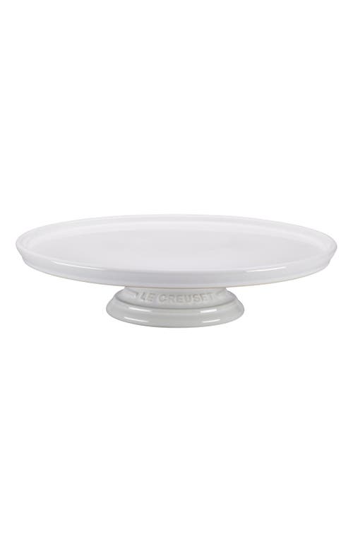 Le Creuset Stoneware Cake Stand in White at Nordstrom