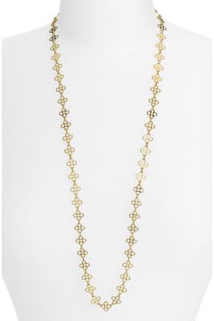 Tory burch clover necklace Clearance