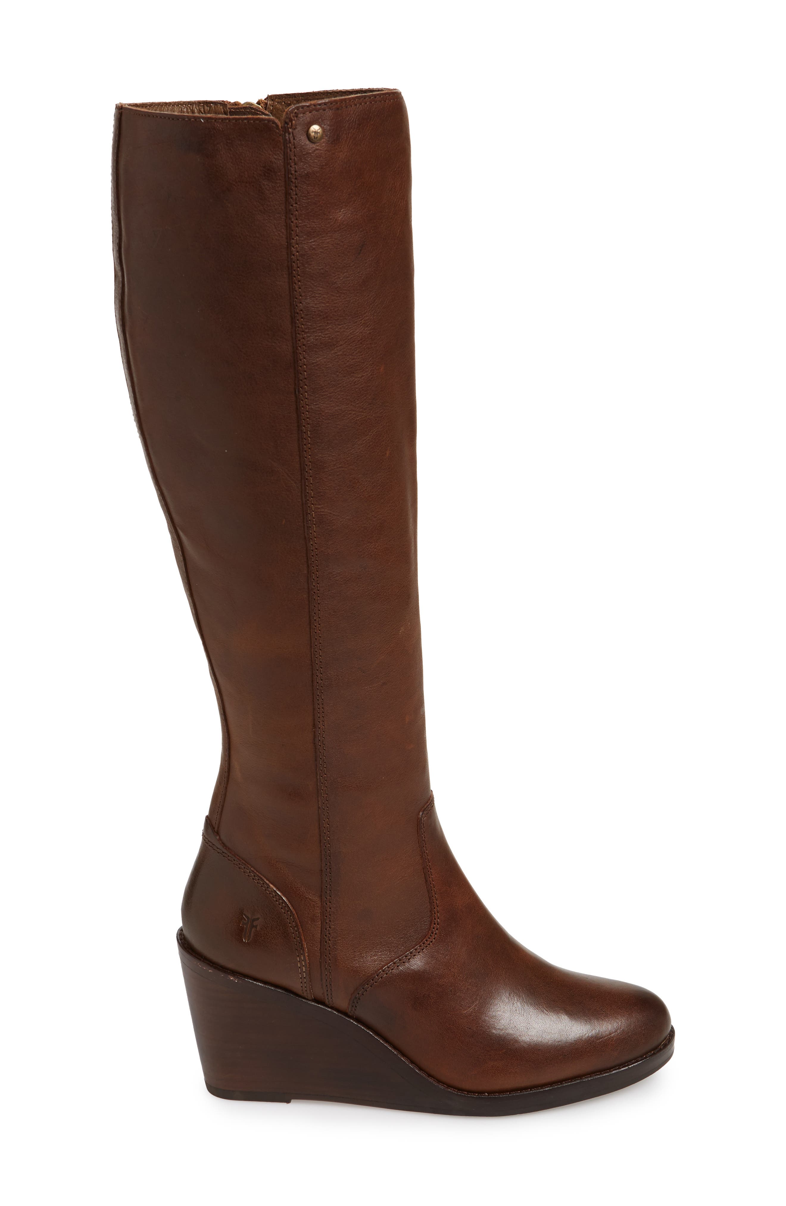 frye emma wedge bootie