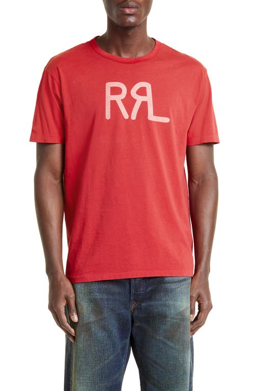Double RL Logo Graphic Tee in Red at Nordstrom, Size Medium
