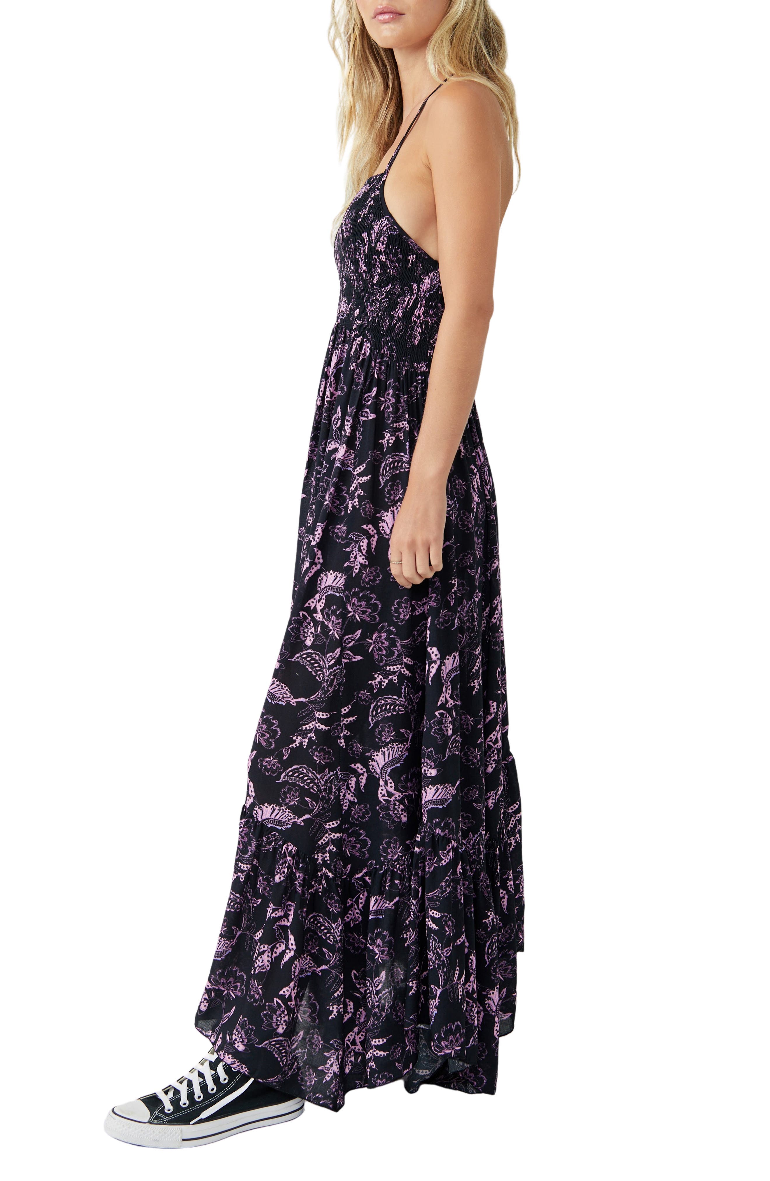 knee length dresses for ladies Free People Dream Weaver Maxi Dress Teal – Pink Arrows Boutique main image 0