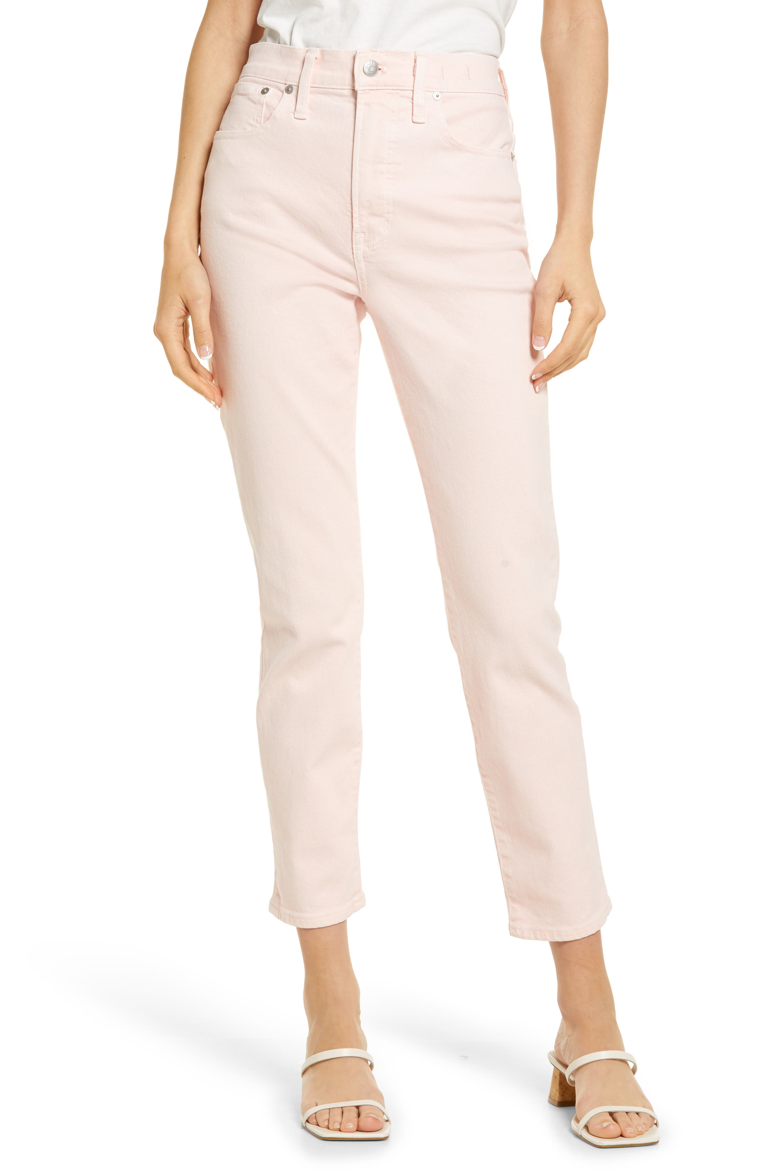 pink jeans