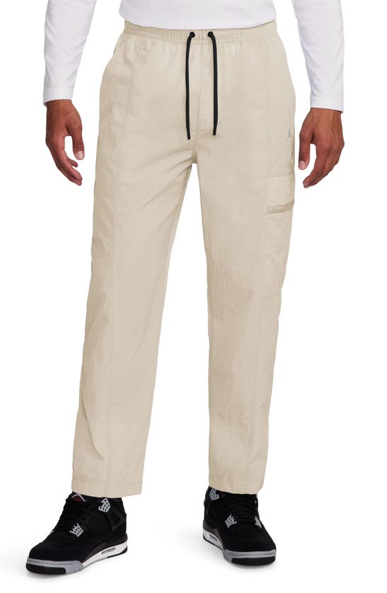 Shop Jordan Woven Cargo Pants In Legend Light Brown/ White