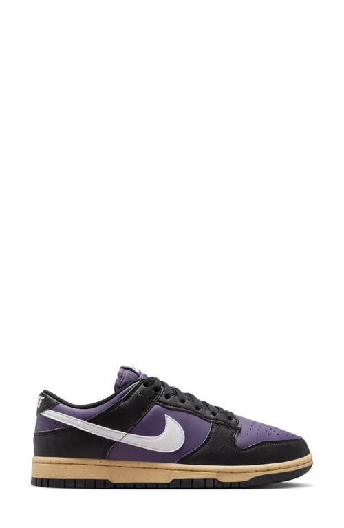 Shop Nike Dunk Low Next Natural Sneaker In Dark Raisin/white/black