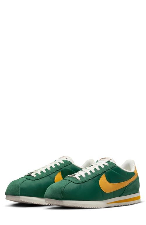 Shop Nike Cortez Txt Sneaker In Gorge Green/yellow Ochre