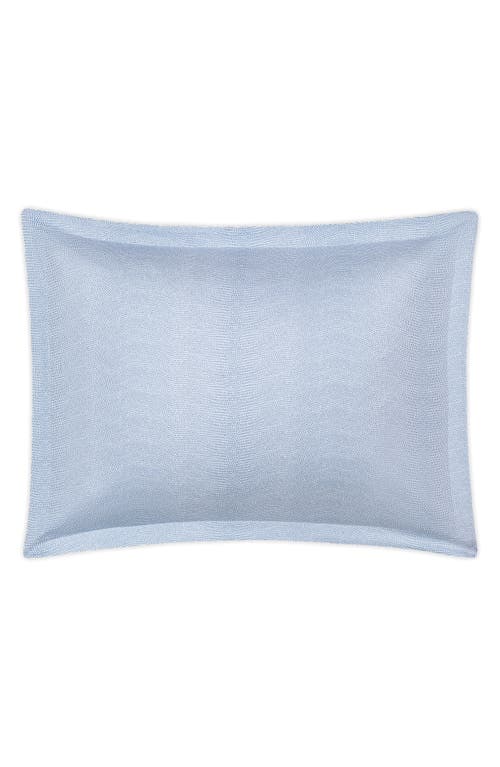 Matouk Jasper Cotton Sateen Pillow Sham In Hazy Blue