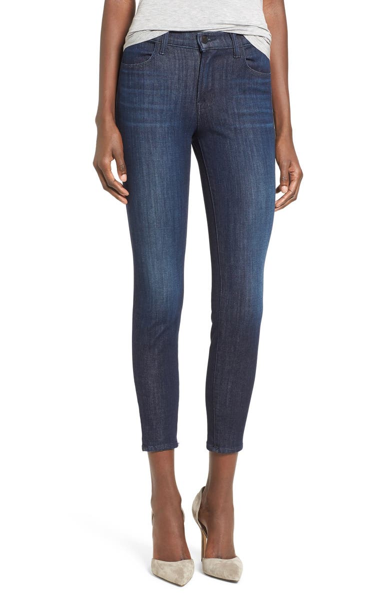 J Brand Alana Ripped High Rise Crop Skinny Jeans | Nordstrom