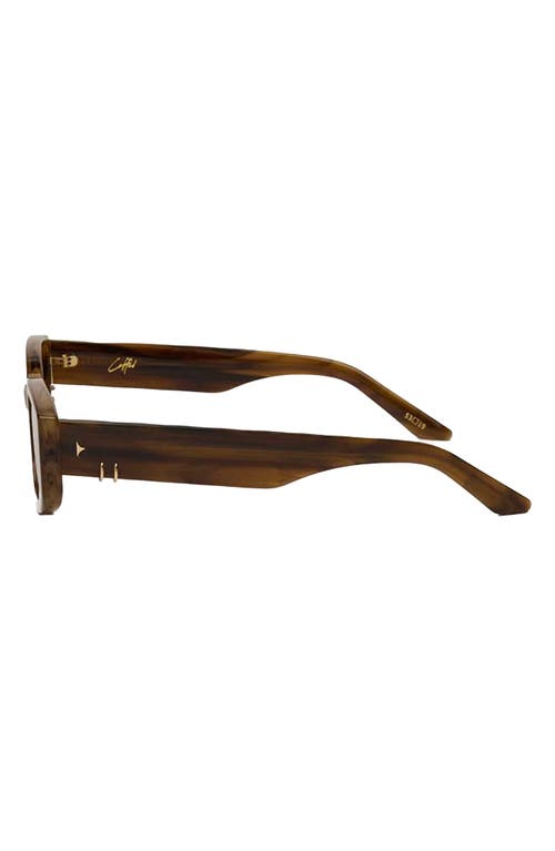 DEZI DEZI CUFFED 53MM SQUARE SUNGLASSES 