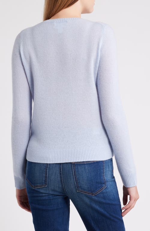 Caslonr Caslon(r) Cashmere Crewneck Sweater In Blue Thread