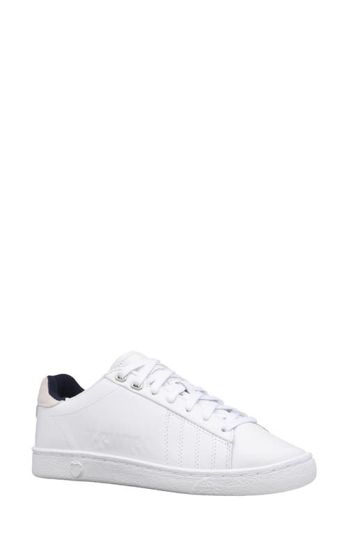 K-Swiss Court '66 Sneaker in White/Corporate