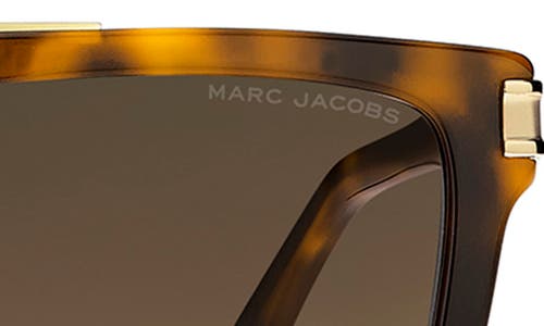 Marc Jacobs 58mm Rectangle Sunglasses In Havana